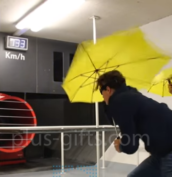 aerodynamic folding storm umbrella